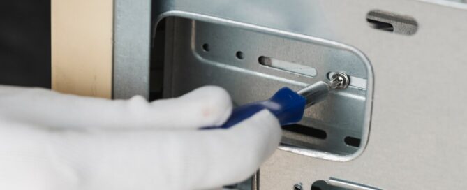 Prescott Valley electrician from Assurance Electrical replacing a residential electrical panel