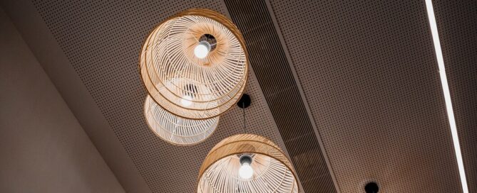 Modern pendant lights as part of a house lighting system design in a Prescott Valley home